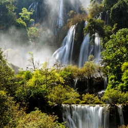Nam Tok Thilawsu waterfall.